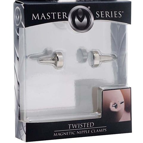 Twisted Magnetic Nipple Clamps by XR Brands