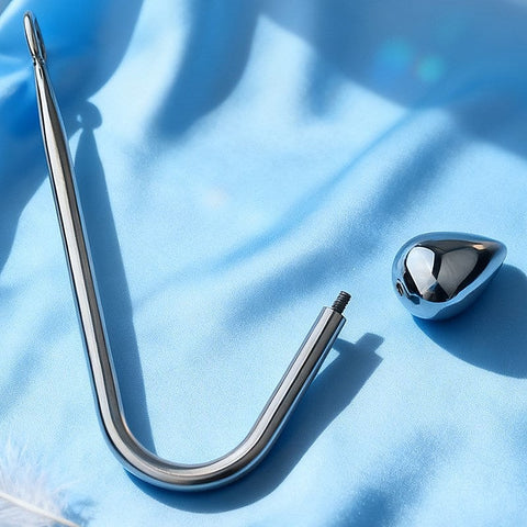 Stainless Steel Anal Hook and Plug Set by BDStyle