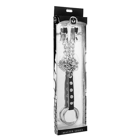 Nipple Clamps And Cock Ring Set by XR Brands