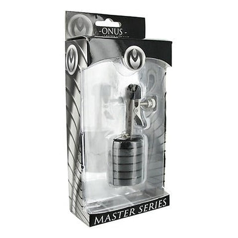 Onus Nipple Clamp with Magnet Weights by XR Brands