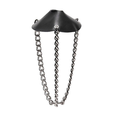 Leather Parachute Ball Stretcher Steel by XR Brands