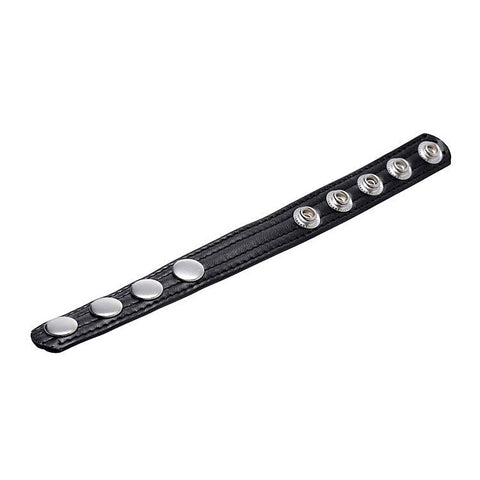 Strict Speed Snap PU Leather Cock Ring by XR Brands