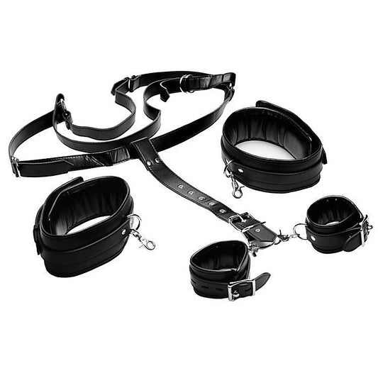 Strict Thigh Sling With Wrist Cuffs by XR Brands
