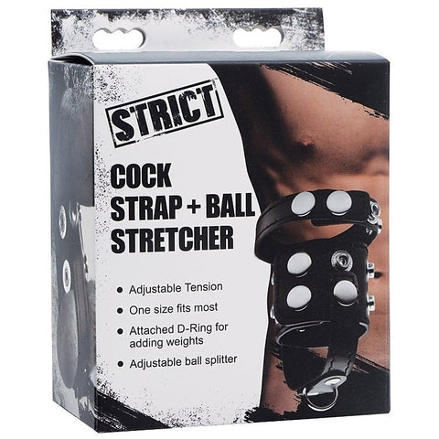 Strict Cock Strap And Ball Stretcher by XR Brands