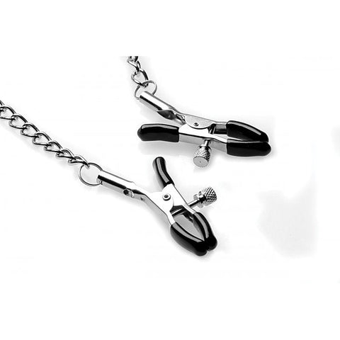 Silicone Ball Gag With Nipple Clamps by XR Brands