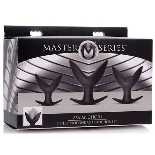Ass Anchors 3 Piece Silicone Anal Anchor Set by XR Brands