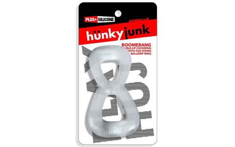 Boomerang Double Cockring Ball Stretcher by Hunkyjunk