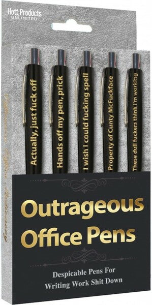 Outrageous Novelty Office Pens by Hott Products