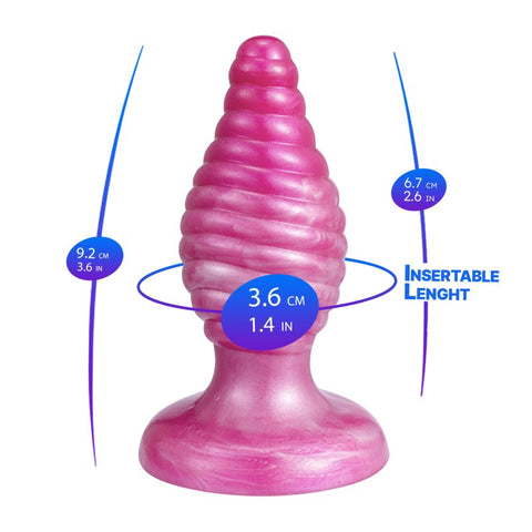 Slixed Cherry Fantasy Liquid Silicone Butt Plug