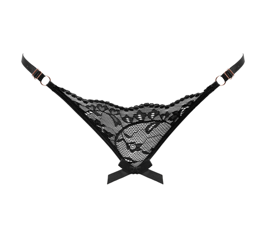 Womens Sexy Crotchless Panties One Size by Love In Leather