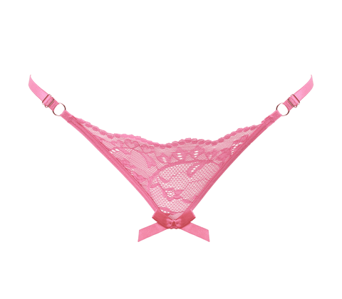 Womens Sexy Crotchless Panties One Size by Love In Leather