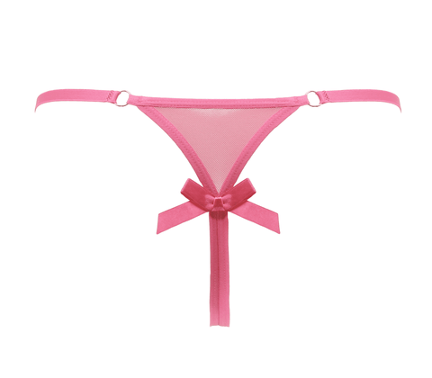 Womens Sexy Crotchless Panties One Size by Love In Leather