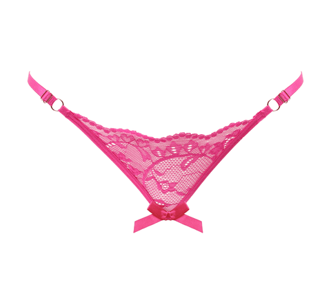 Womens Sexy Crotchless Panties One Size by Love In Leather