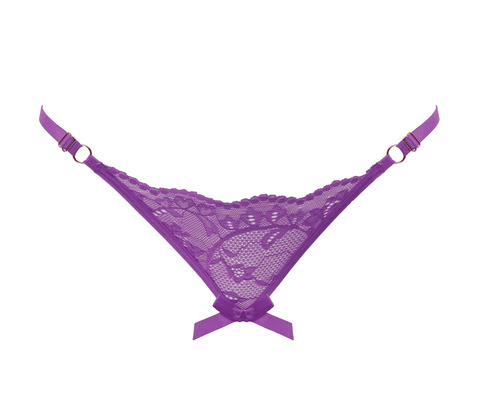Womens Sexy Crotchless Panties One Size by Love In Leather