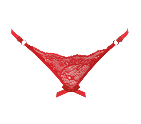 Womens Sexy Crotchless Panties One Size by Love In Leather