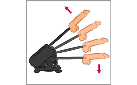 Deluxe Sex Machine with Remote and Accessories by MixJoy