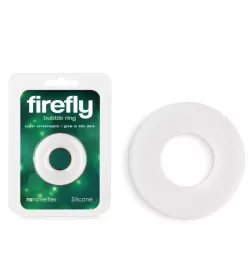 NS Novelties Firefly Stretchy Bubble Ring White