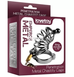 Penetration Metal Chastity Cage