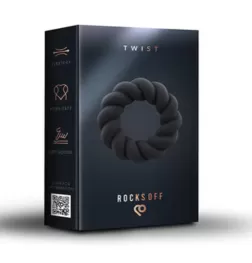 Rocks Off Twist Stretchy Silicone Cock Ring